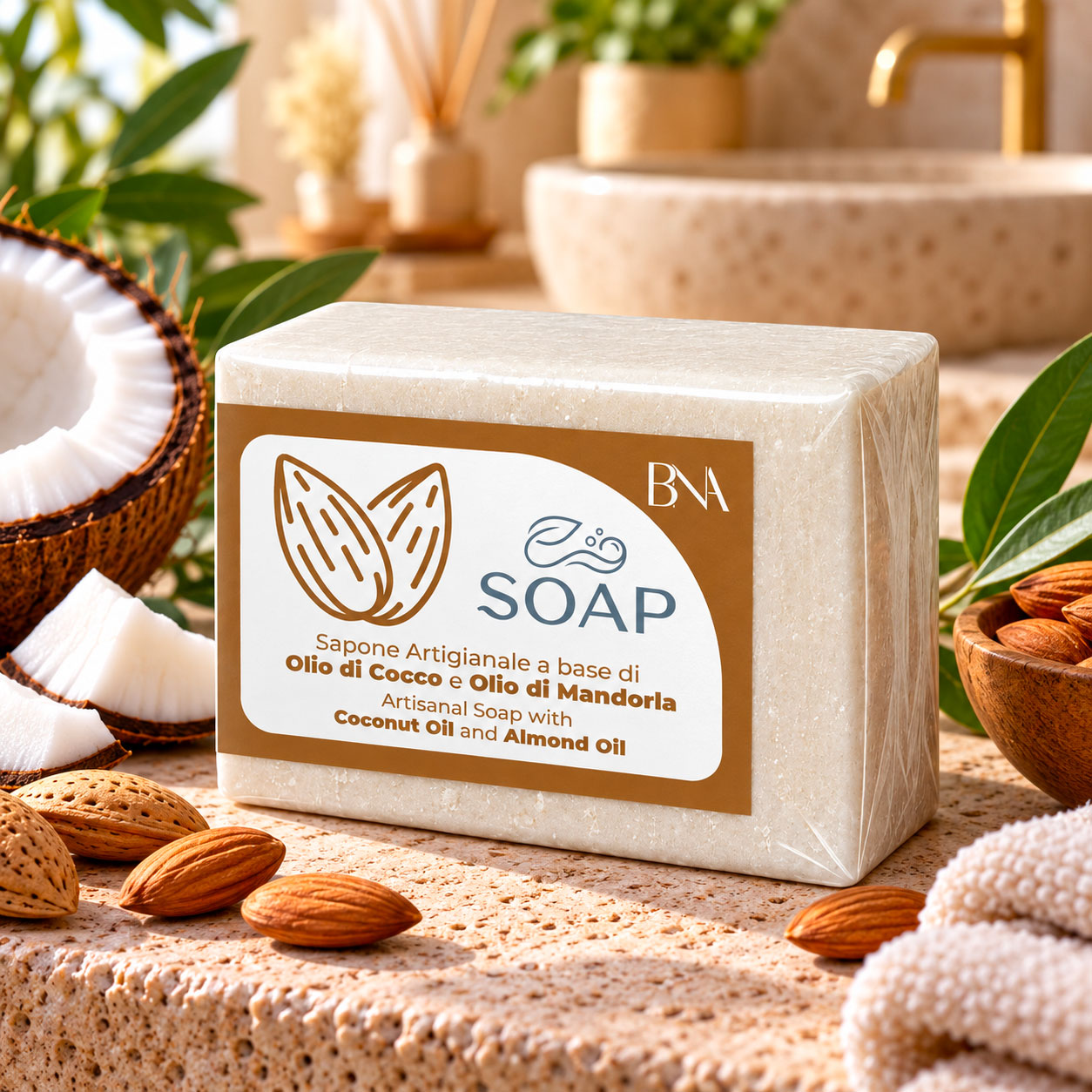 Sapone artigianale olio di mandorla